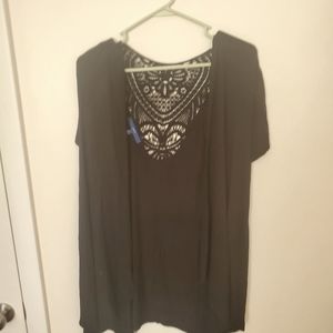 Cover up cut out shirt
